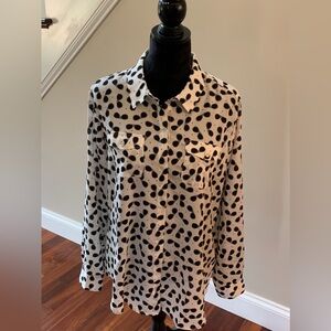 Karl Lagerfeld Paris Sunglasses Women’s Blouse/Shirt Size Large